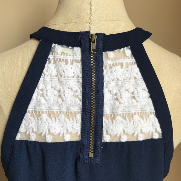 Blue Monteau Halter Tank - Picture 8 of 11